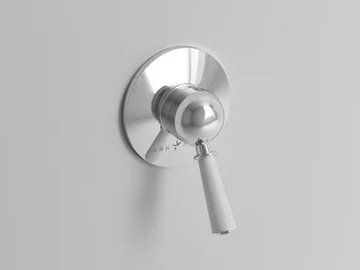 JAMES - Single handle shower mixer with plate by Park Avenue - view 2